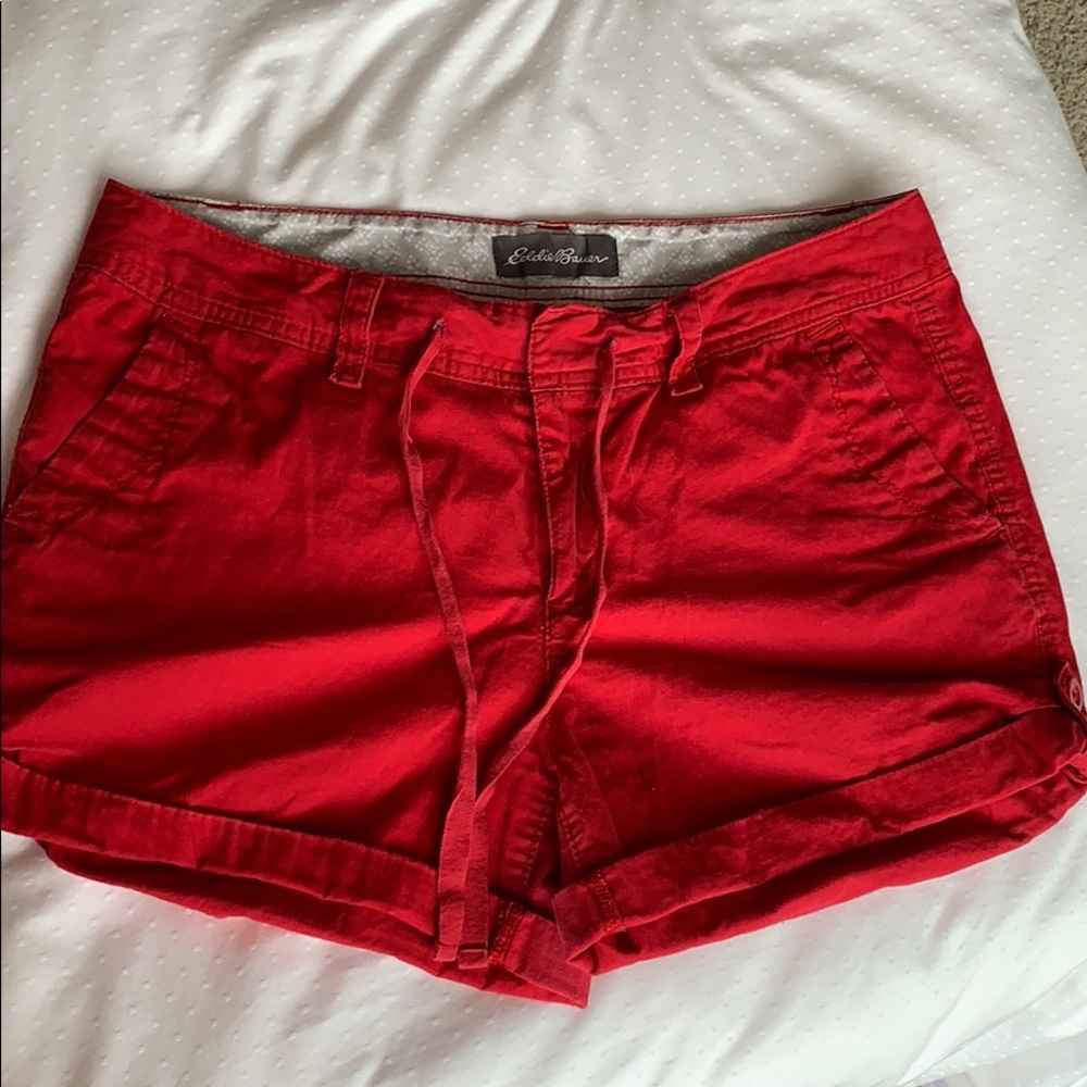 Red shorts used